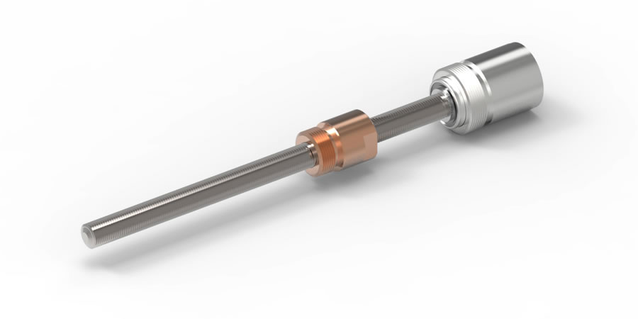 Spindelgetriebe GP 8 S Ø8 mm, Metrische Spindel, M3 x 0,5