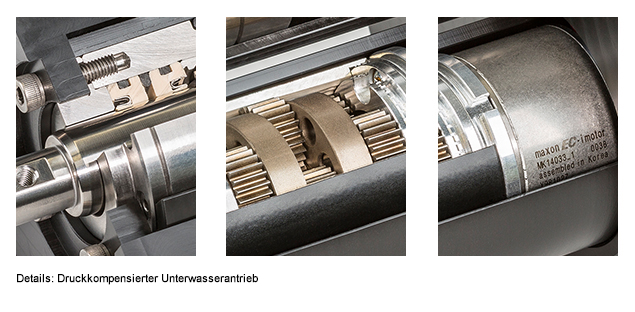 Details: Druckkompensierter Unterwasserantrieb Details: Druckkompensierter Unterwasserantrieb